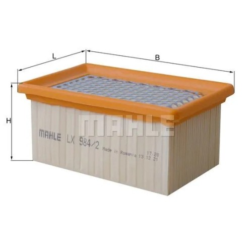 filtro de aire mahle lx9842