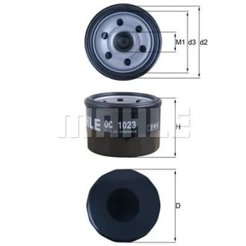 filtro de aceite mahle oc1023