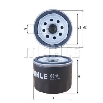 filtro de aceite mahle oc11 2