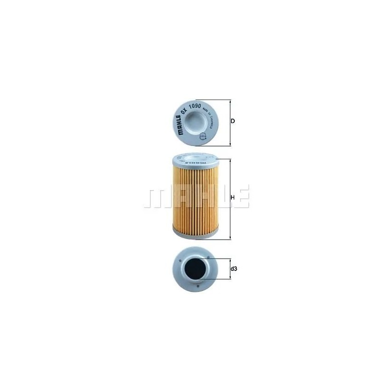 filtro de aceite mahle ox1090