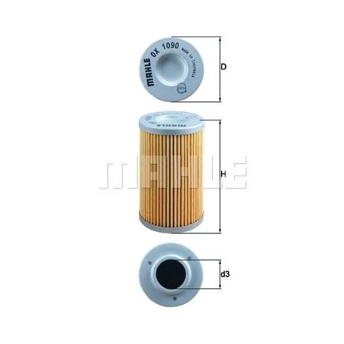 filtro de aceite mahle ox1090