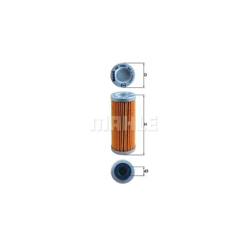 filtro de aceite mahle ox1092