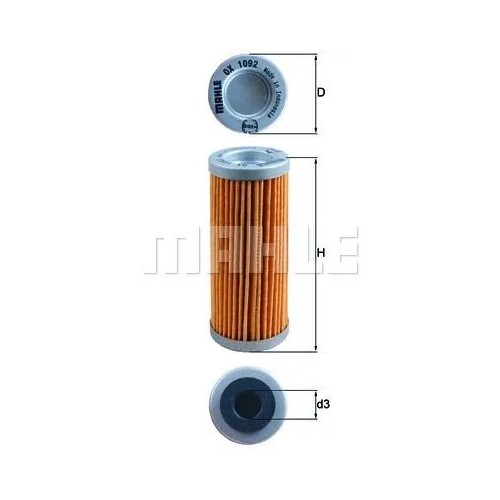 filtro de aceite mahle ox1092