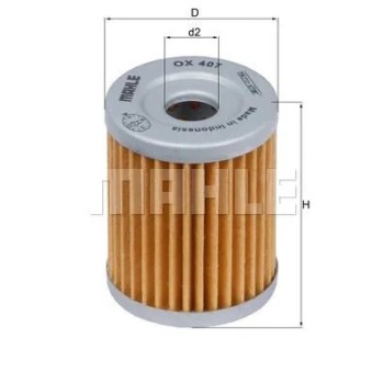 filtro de aceite mahle ox407