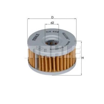 filtro de aceite mahle ox408