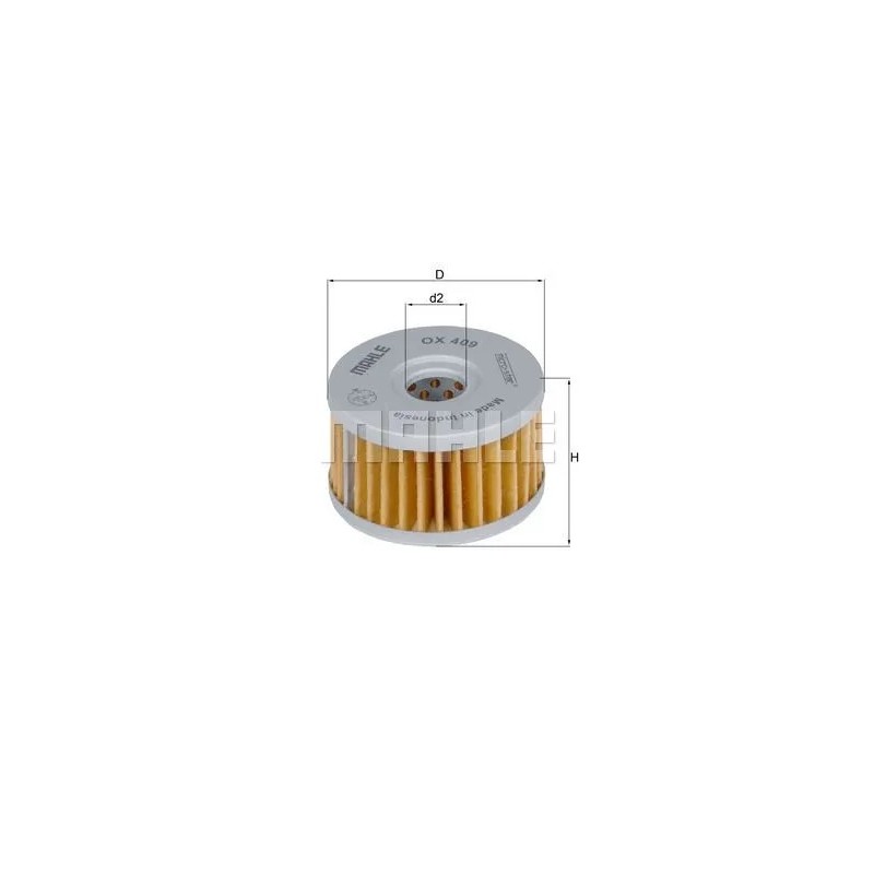 filtro de aceite mahle ox409