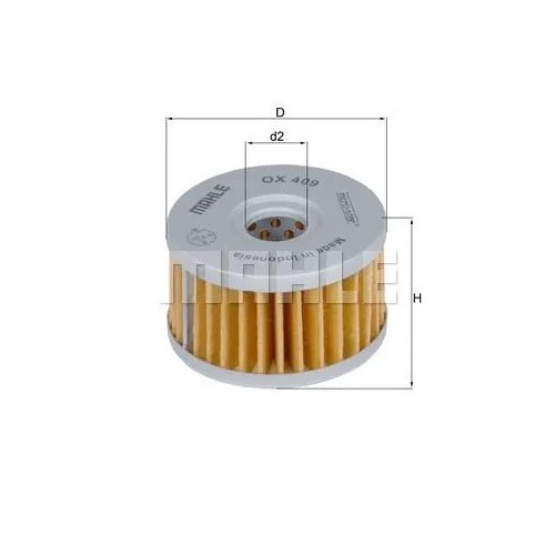 filtro de aceite mahle ox409
