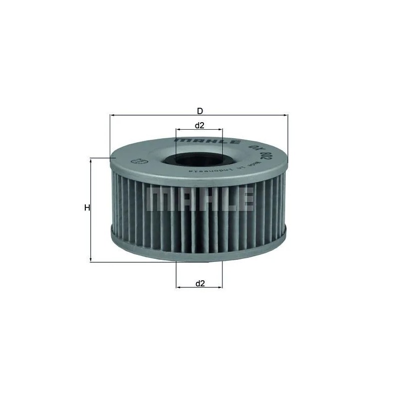 filtro de aceite mahle ox802