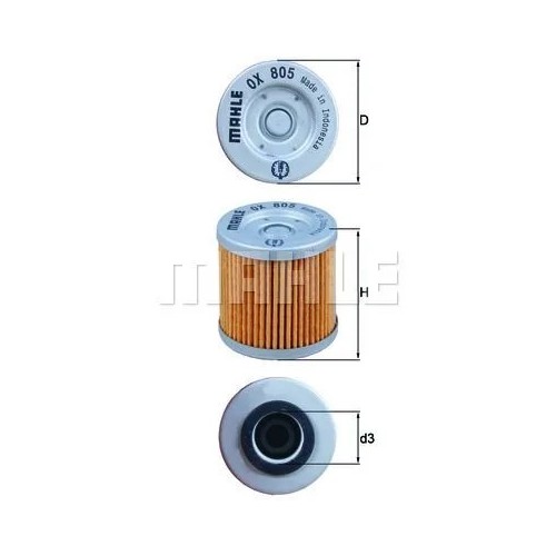 filtro de aceite mahle ox805