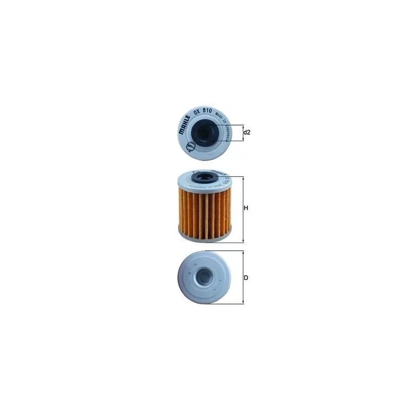 filtro de aceite mahle ox810
