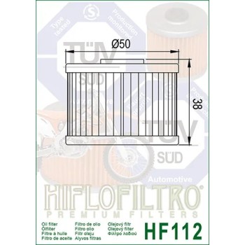 filtro aceite hiflo hf112 2