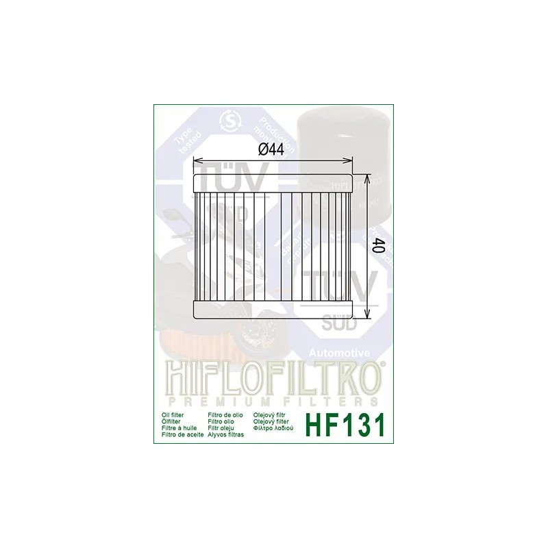 filtro de aceite hf 131 hiflofiltro