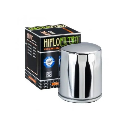 filtro de aceite hf170 cromado