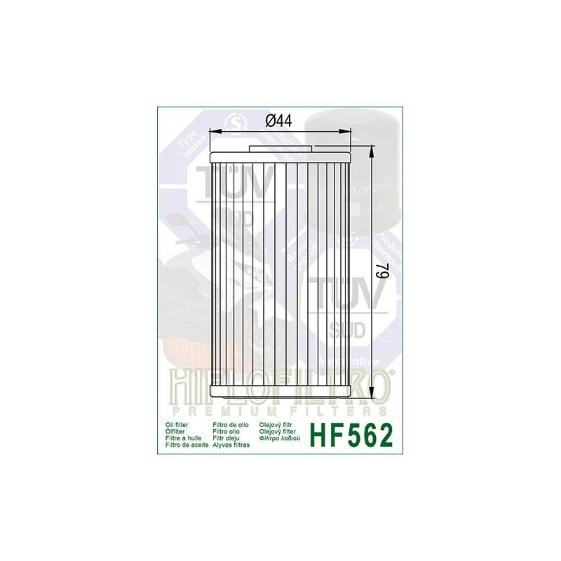 filtro aceite hiflo hf562