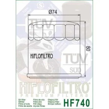 filtro de aceite hf 740 20 hiflofiltro 2