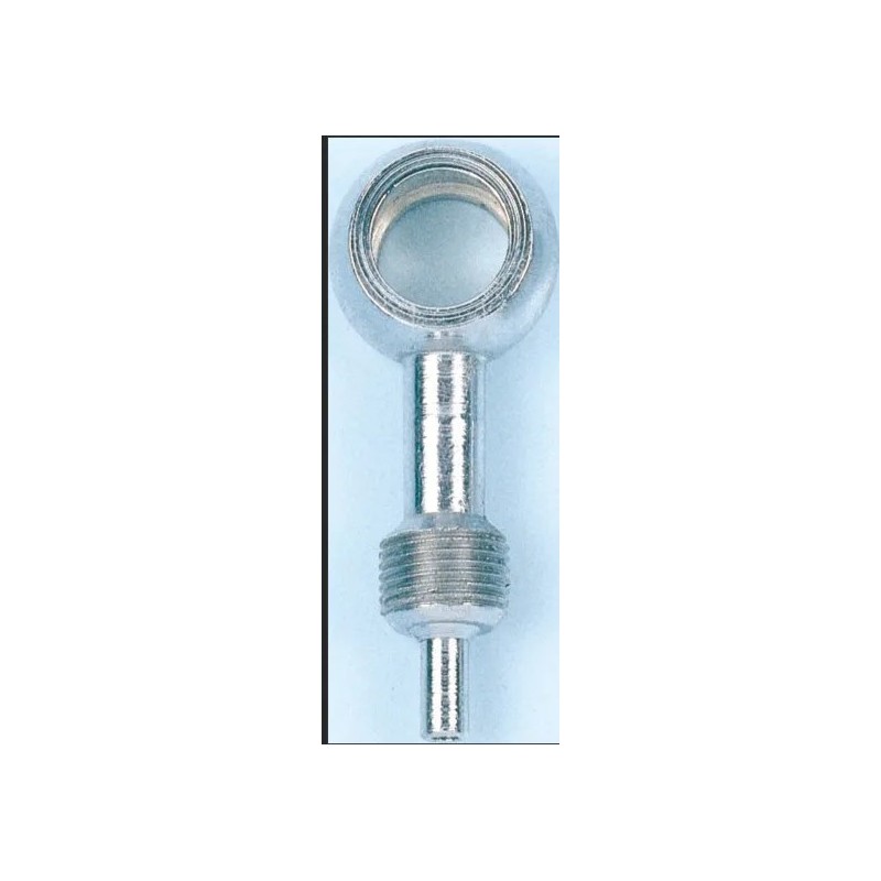banjo de moto recuperable cromado frentubo b1620
