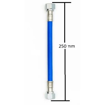 tubo de moto acero 250mm frentubo a06 0250 x1blu