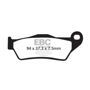 pastillas de freno ebc fa181tt semi metalicas serie tt