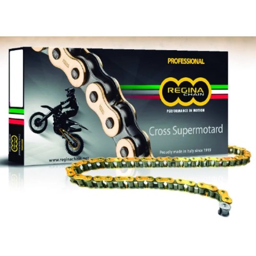 cadena regina 420 rh2 cross supermotard 124rh2 012 130 pasos regina rg420rh2x130