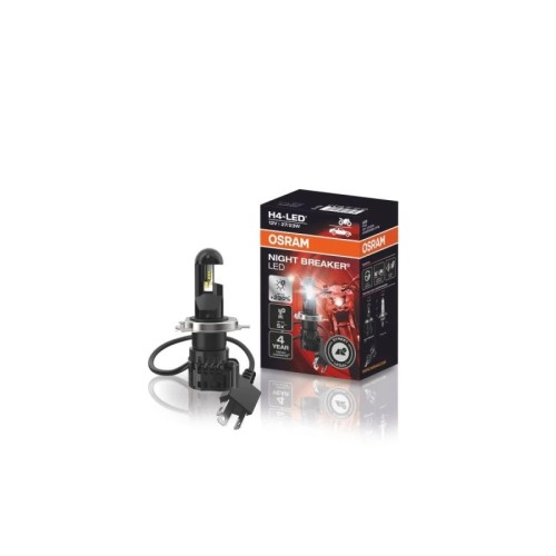 bombilla led h4 night breaker homologada para moto 230 64193dwnb 1hfb pack 2 unidades