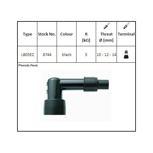 pipa bujia moto ngk 8744 lb05ez
