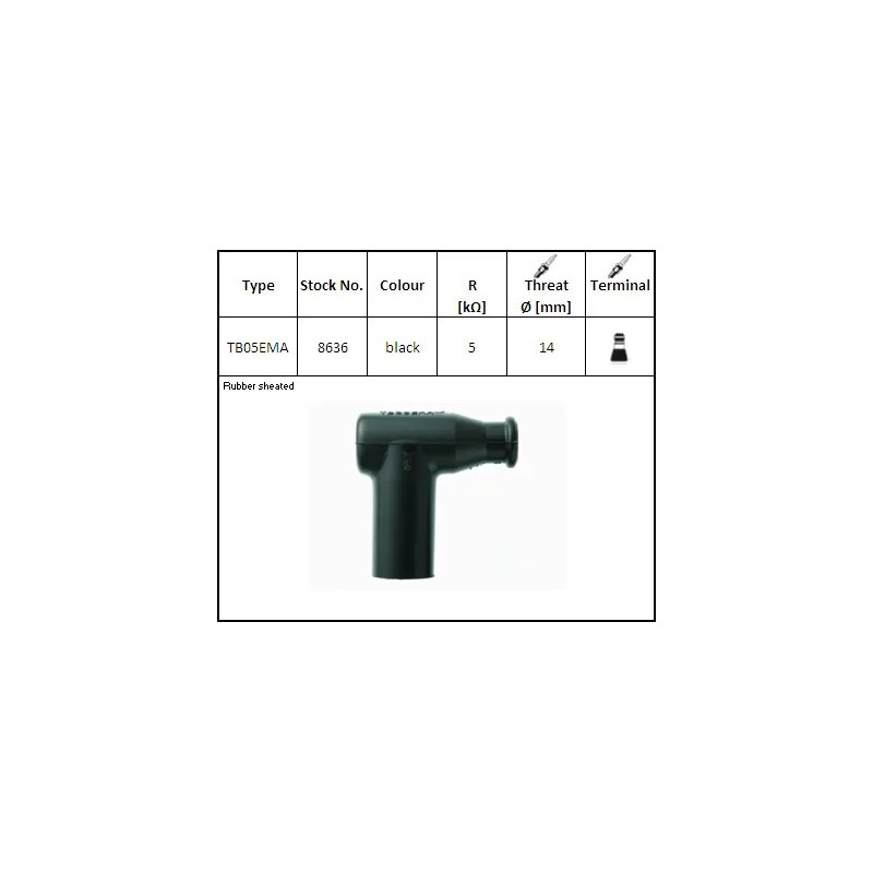 pipa bujia de moto ngk 8536 tb05ema