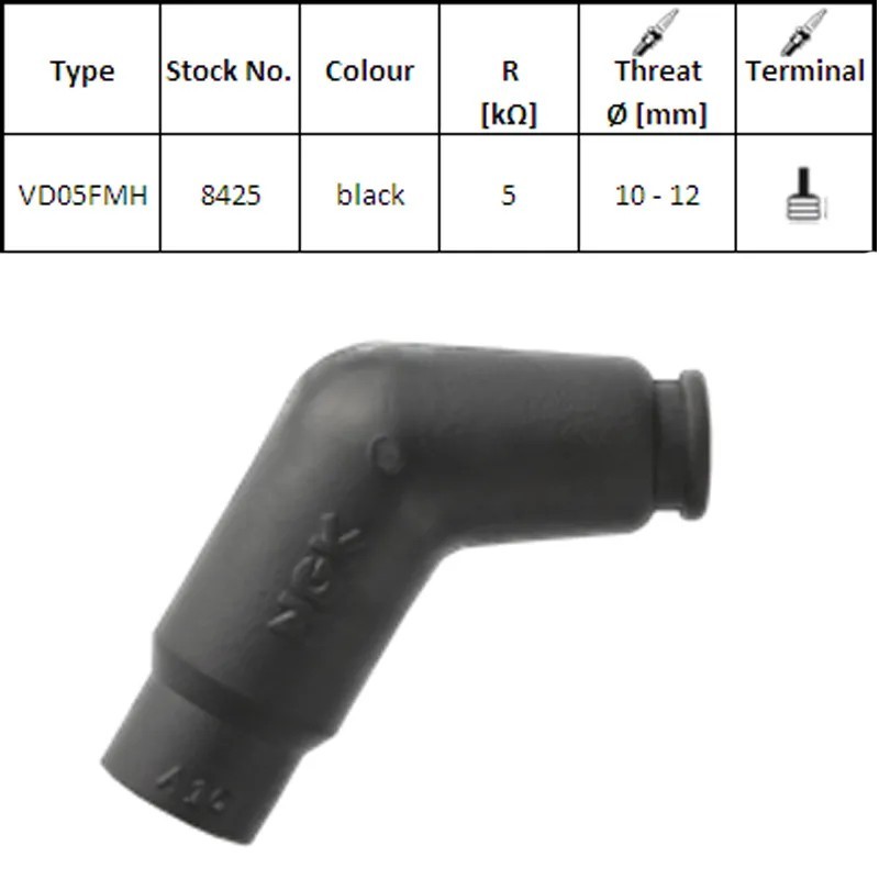 pipa bujia de moto ngk 8425 vd05fmh