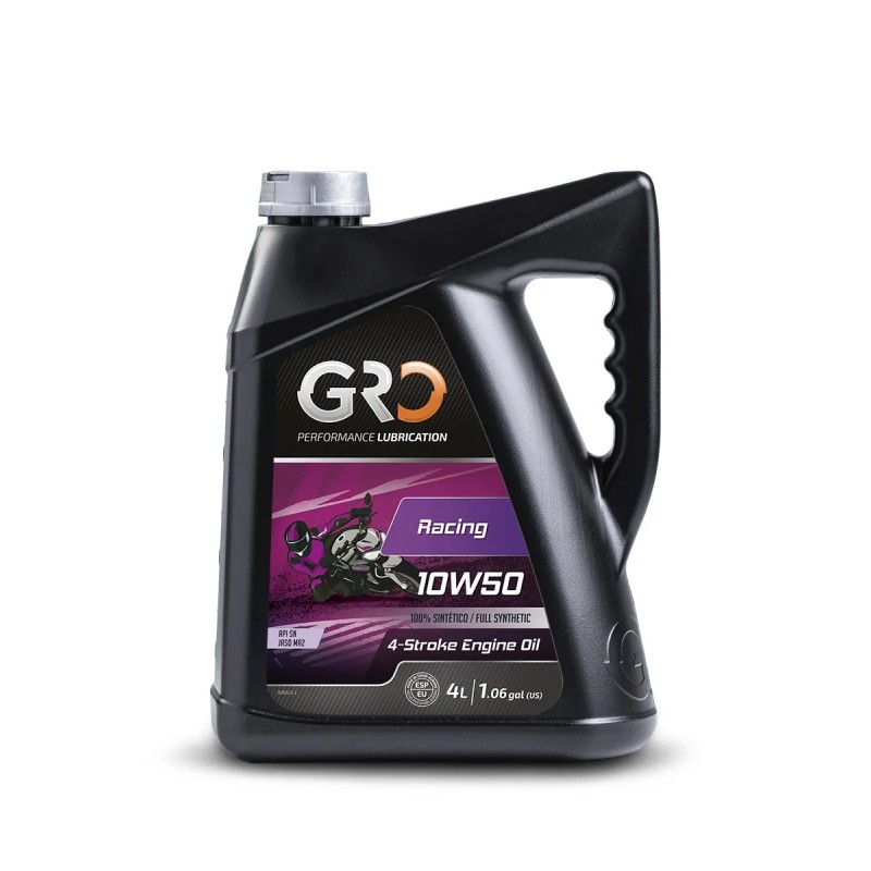 aceite de motor gro racing 10w50 4 litros 9007460