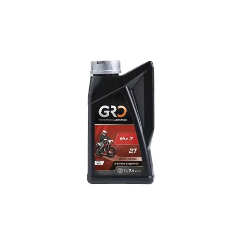 aceite para mezcla motores 2 tiempor gro mix3 2t 1 litro 9020890