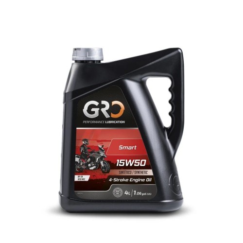 aceite de motor gro smart 15w50 4 litros 9021860