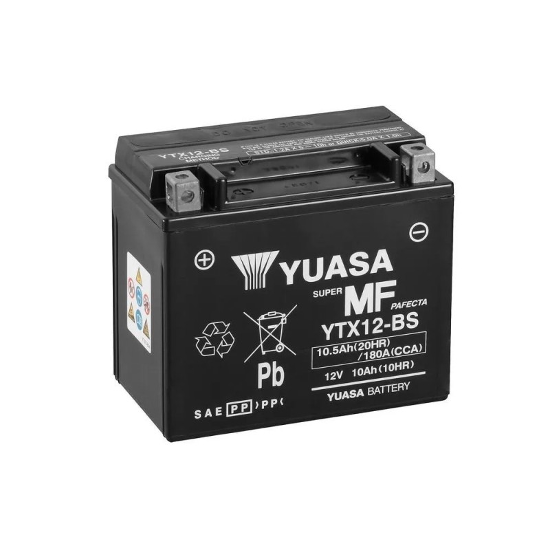 bateria para motocicleta yuasa mf 10 5ah wc ytx12