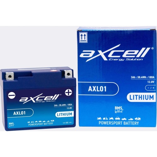 bateria de litio para moto axcell axl01