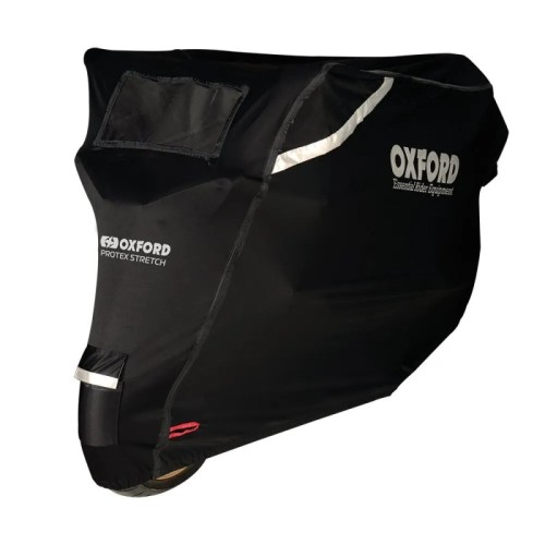 funda para moto oxford protex stretch outdoor premium negro talla s cv160