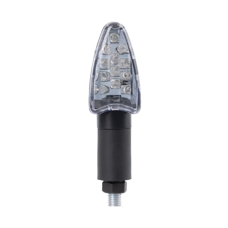 intermitentes moto led oxford signal 15 led cuerpo negro mate con resistencias juego