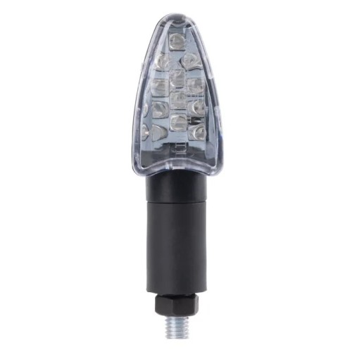 intermitentes moto led oxford signal 15 led cuerpo negro mate con resistencias juego