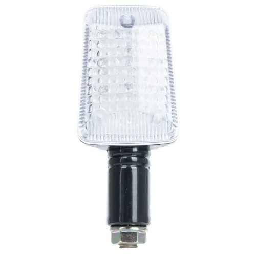 intermitentes moto led rectangulares oxford brazo corto negro lente transparente