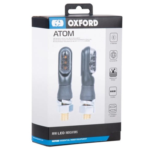 intermitentes oxford led atom mini se incluyen 2 resistencias el350