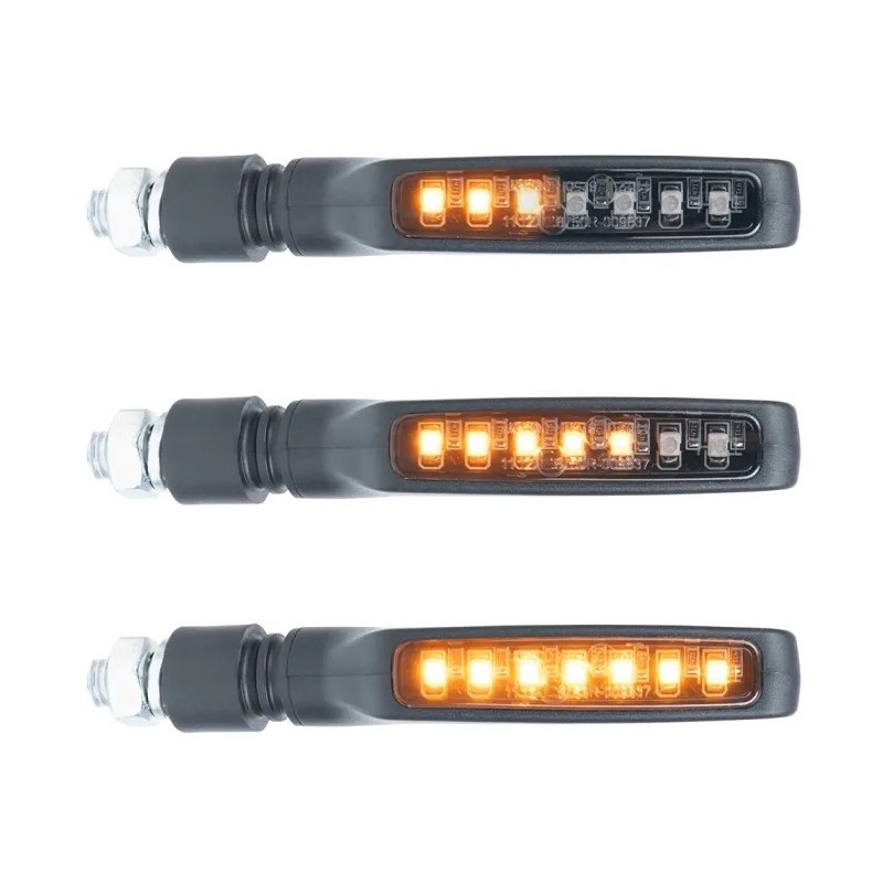 intemitentes led moto secuenciales incluyen resistencias oxford nightglider