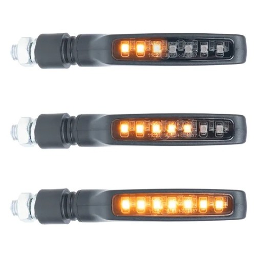 intemitentes led moto secuenciales incluyen resistencias oxford nightglider
