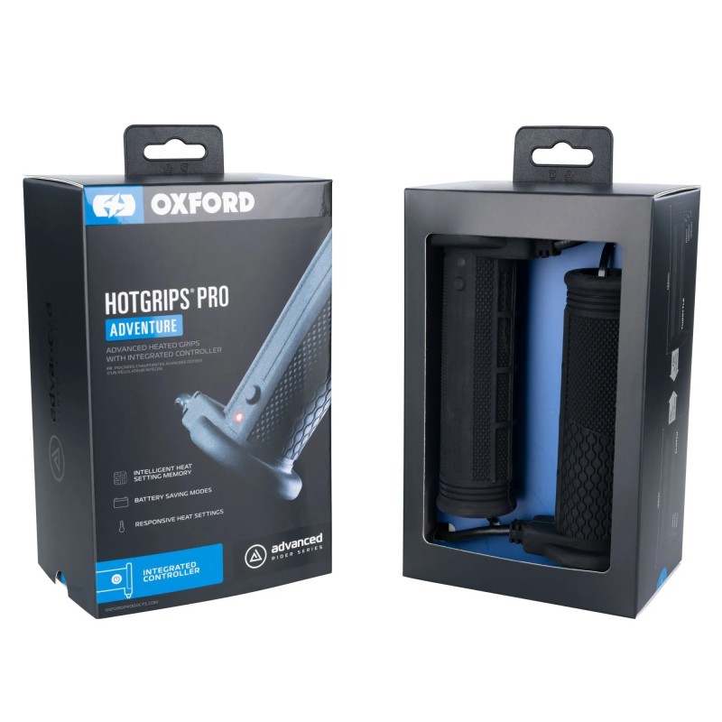 Puños calefactables Oxford Pro Adventure EL390 – Control y confort