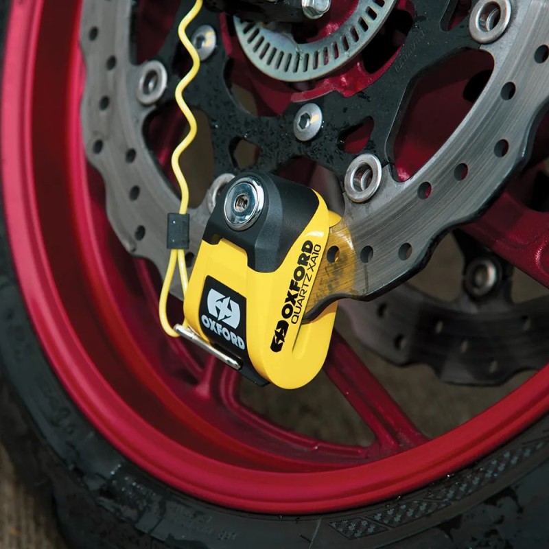 candado de disco con alarma oxford quartz xa10 lk216