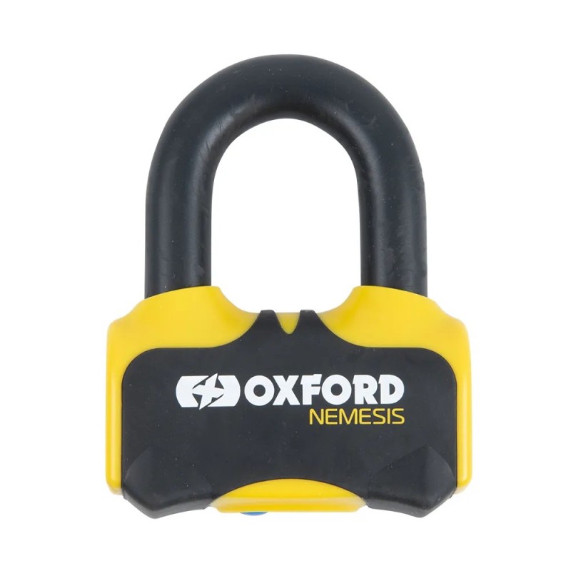 candado de disco oxford nemesis 16 mm amarillo lk471