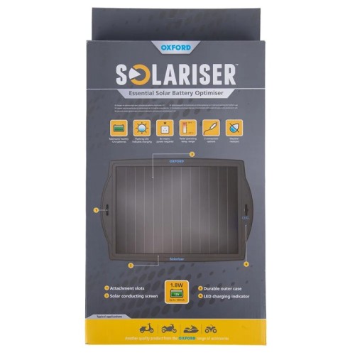 cargador oxford solar solariser para bateria de 12v of949
