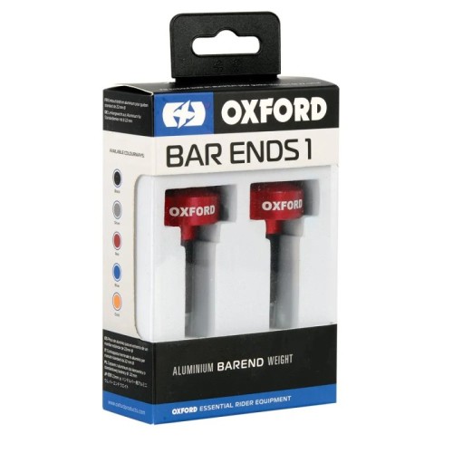 contrapesos de manillar oxford barends 1 color rojo ox590