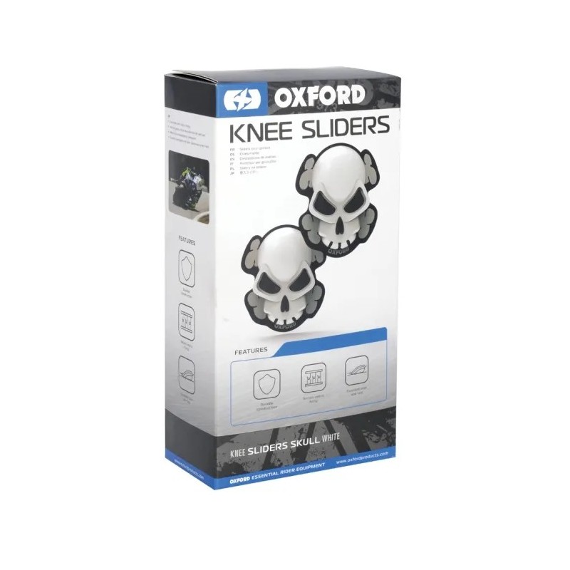 Deslizaderas Oxford Skull blancas – Circuito y carretera