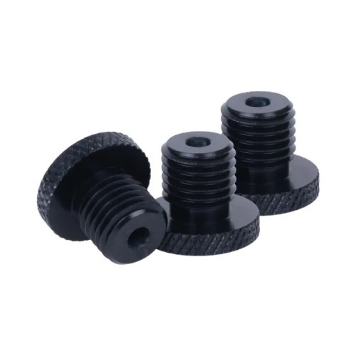 tapones para espejo oxford m8 2 roscas derechas 1 izquierda aluminio cnc