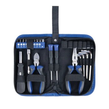 Kit herramientas moto Oxford Biker Toolkit – 28 piezas compacto