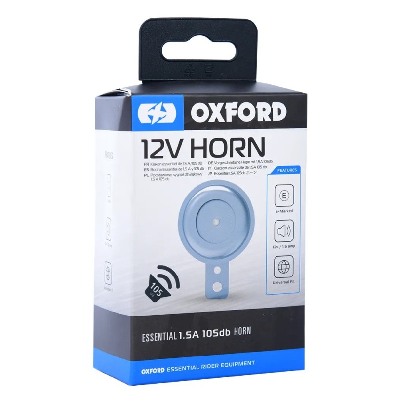 bocina oxford de 12 v cromo ox780