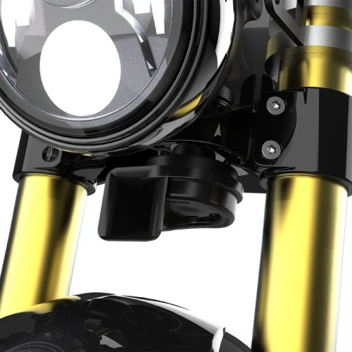 bocina de moto oxford foghorn 12v negro ox805 bocina potente