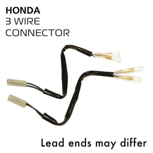 conector oxford para intermitentes especificos 3 cables honda ox893